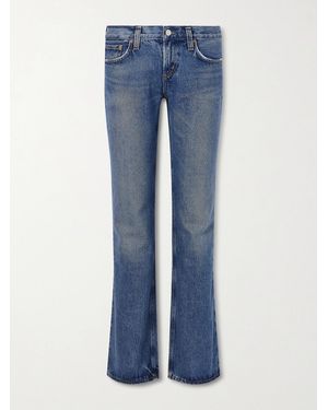 Agolde Low-Rise Bootcut Jeans - Blue