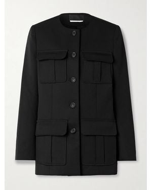 Nili Lotan Gabriella Wool-Twill Jacket - Black