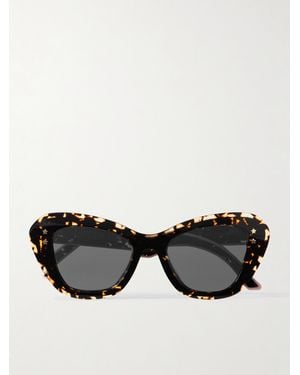Dior Diorpacific B3U Sonnenbrille Mit Cat-Eye-Rahmen Aus Azetat - Schwarz