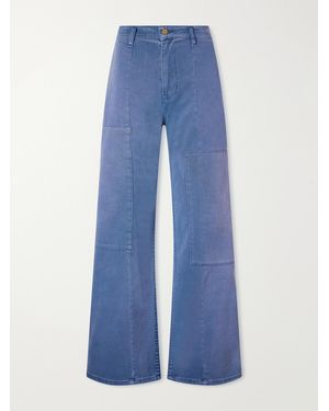 B Sides Painter Mid-Rise Straight-Leg Jeans - Blue