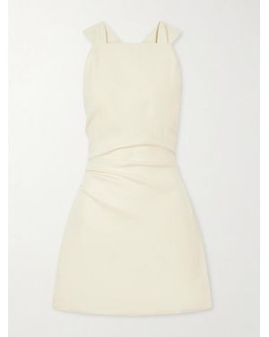 SIR. Thora Open-Back Linen Mini Dress - Natural