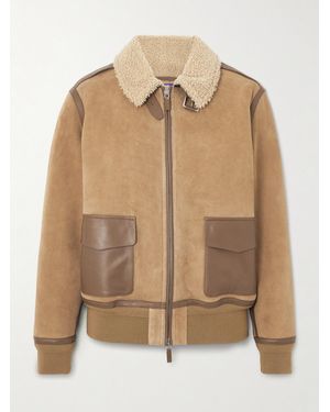 Ralph Lauren Morrison Shearling Jacket - Natural