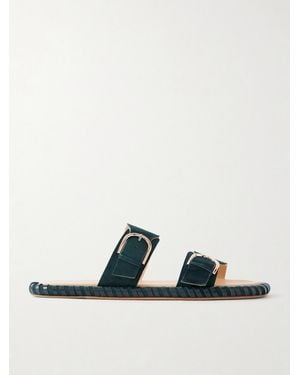 Gabriela Hearst Sage Suede Flats - Blue