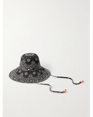 Call it By Your Name Capeline Reversible Cotton Bucket Hat - Black