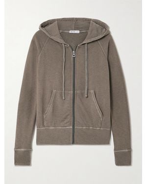 James Perse Vintage French Cotton-Terry Hoodie - Multicolor