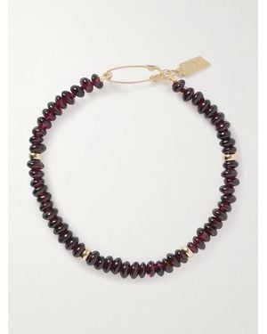 Loren Stewart Rosaline Fortune 14-Karat Garnet Bracelet - Natural