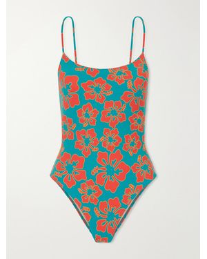 Lido Trentasei Printed Swimsuit - Blue