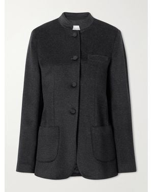 LIBEROWE Alexander Brushed Wool And Cashmere-Blend Blazer - Black
