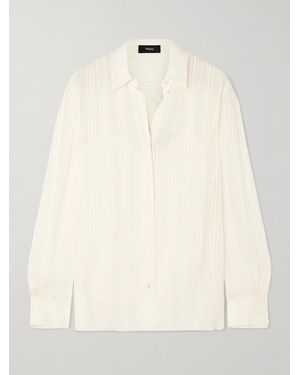 Theory Striped Jacquard Shirt - Natural