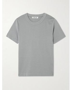 CDLP Tencel Lyocell And Cotton-Blend T-Shirt - Gray