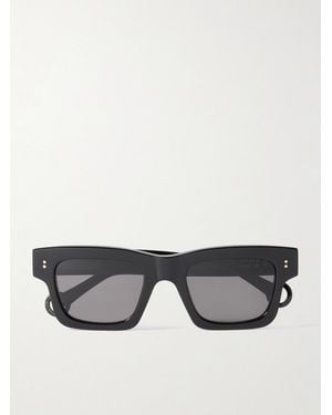JW Anderson Rectangular-Frame Acetate Sunglasses - Black