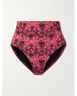 Ulla Johnson Zahara Printed Bikini Briefs - White