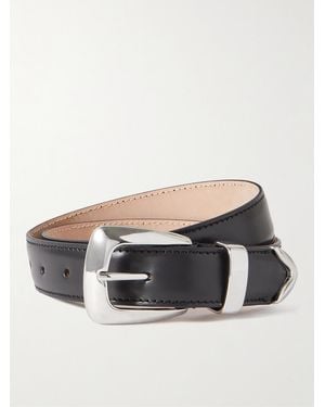 KHAITE Benny Leather Belt - Black