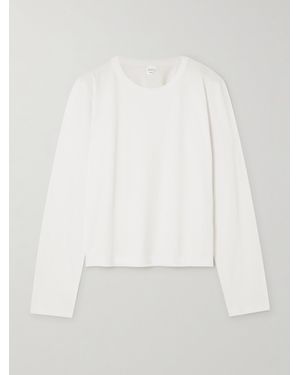 Leset Margo Cotton-Jersey T-Shirt - White