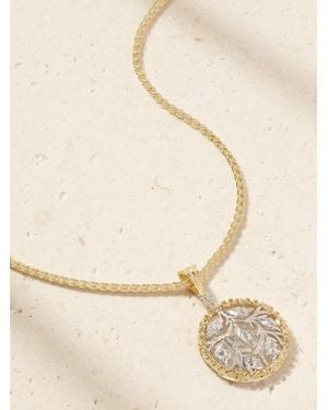 Buccellati Ramage 18-Karat And Diamond Necklace - Natural