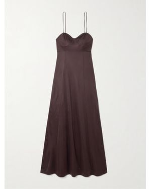 Dries Van Noten Midikleid Aus Jersey - Lila
