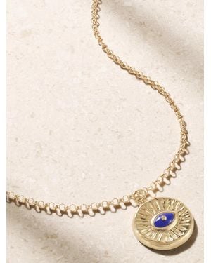 L'Atelier Nawbar Little Dream Of Clarity 18-Karat Lapis Lazuli Necklace - Natural
