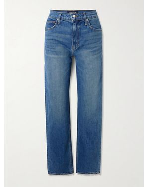 Veronica Beard Jean Barrel Taille Haute Harley - Bleu