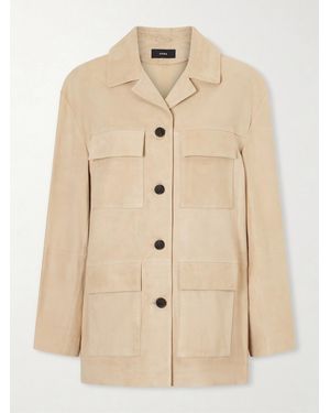 Arma Sendy Suede Jacket - Natural
