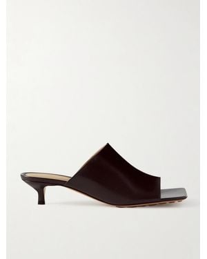 Bottega Veneta Mules Aus Leder - Braun