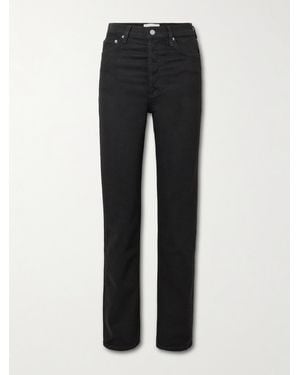 Agolde '90S Pinch Waist Long High-Rise Straight-Leg Jeans - Black
