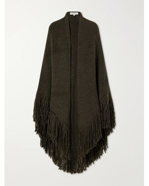 Gabriela Hearst Lauren Fringed Cashmere Wrap - Green