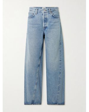Agolde Twist Low Slung Baggy Jeans - Blue
