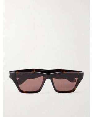 Alaïa Square-Frame Tortoiseshell Acetate Sunglasses - Brown
