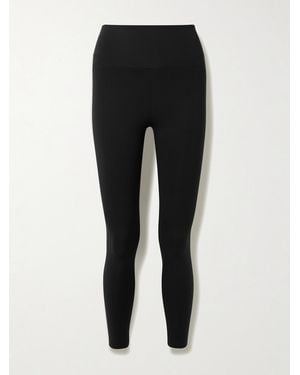 Eres Bille Embroidered Stretch-Jersey Leggings - Black
