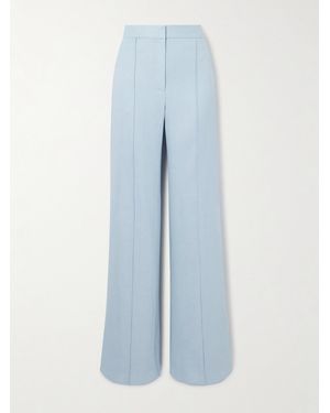 Adam Lippes Canvas Wide-Leg Pants - Blue