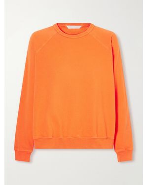 Mother The Biggie Concert Cotton Sweatshirt - Orange