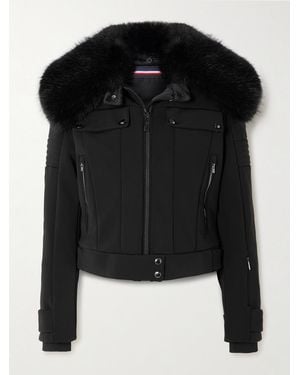 Fusalp Maeli Faux Fur-Trimmed Hooded Ski Jacket - Black