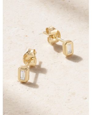 Mateo 14-Karat Diamond Earrings - Natural