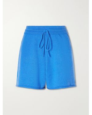 Calle Del Mar Knitted Cashmere Shorts - Blue