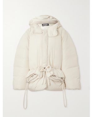 Jacquemus La Doudoune Capullo Oversized Shell Jacket - Natural