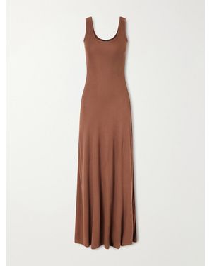 The Park Annie Jersey Maxi Dress - Brown