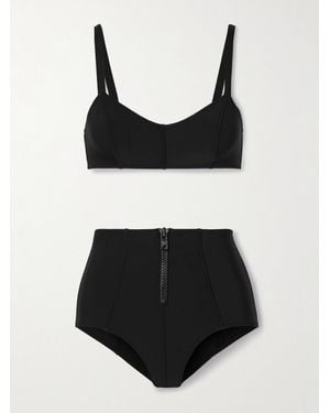 Lisa Marie Fernandez Genevieve Neoprene Bikini - Black