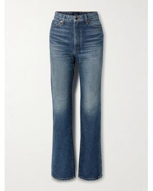 KHAITE Danielle Hoch Sitzende Jeans Mit Schmalem Bein - Blau