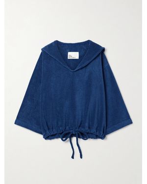 Lisa Marie Fernandez Sailor Oberteil Aus Baumwollfrottee - Blau