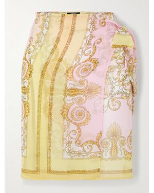 Versace Printed Georgette Pareo - Multicolor