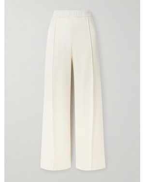 Jil Sander Satin Wide-Leg Trousers - Natural