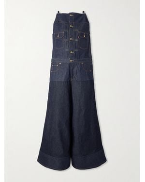 Sacai Levi's Panelled Denim Jumpsuit - Blue