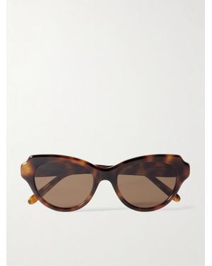Loewe Cat-Eye Tortoiseshell Acetate Sunglasses - Natural