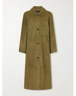 Arma Judy Suede Coat - Green
