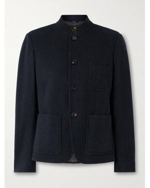 Loro Piana Mini Spagna Cashmere-Blend Jacket - Blue