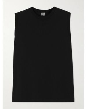 TOTEME Organic Cotton-Jersey T-Shirt - Black