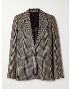 Acne Studios Checked Twill Blazer - Brown