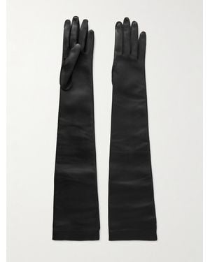 Tom Ford Leather Gloves - Black
