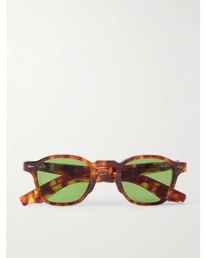 Jacques Marie Mage Zephirin 47 Sonnenbrille Mit Rundem Rahmen Aus Azetat - Grün