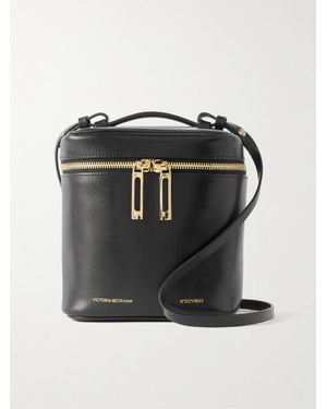 Victoria Beckham Vanity Cube Leather Shoulder Bag - Black